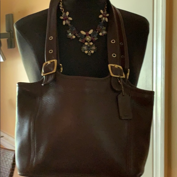 Coach Handbags - Coach brown leather bag